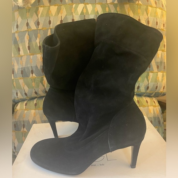 New nIB AGL ITALY Michelle bootie boots sz 37.5 6.5/7 $520 rtl - Picture 3 of 9
